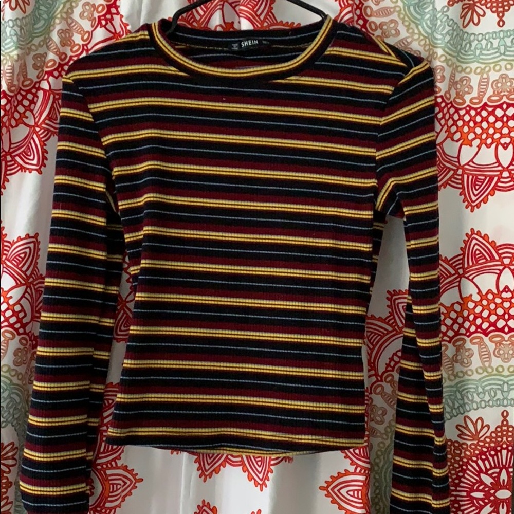 Striped thermal top
